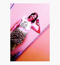 Hello Kitty girl Photographic Print