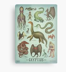 Cryptids Metal Print