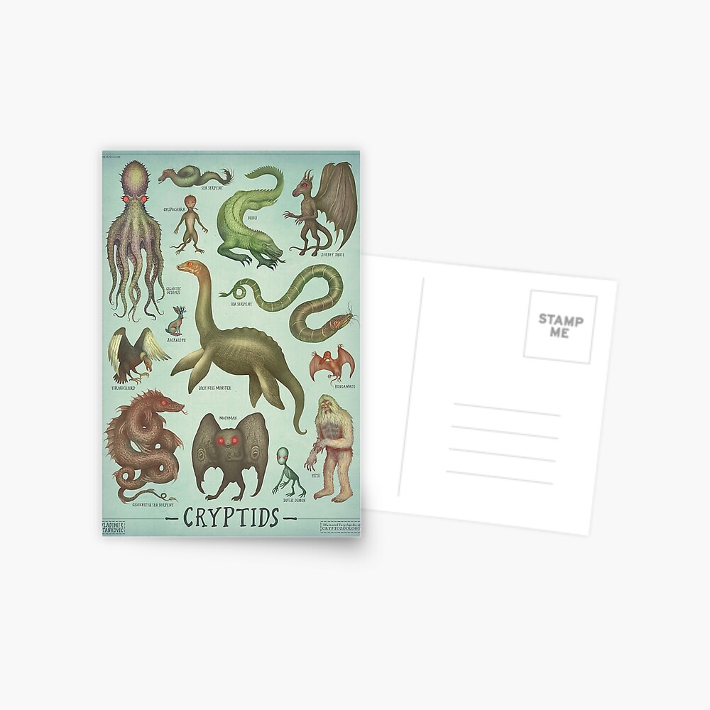 Cryptids Postcard