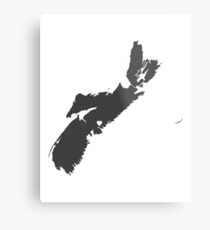 Nova Scotia Love in Charcoal Metal Print