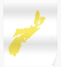 Nova Scotia Love in Lemon Poster