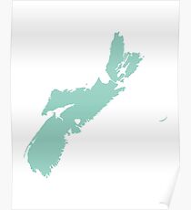 Nova Scotia Love in Mint Poster