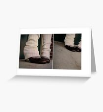 walk a mile in my high heels Greeting Card