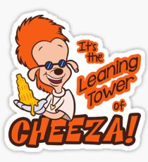 Leaning Tower of Cheeza A Goofy Movie Sticker