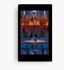 Starr Wars Comic action Canvas Print