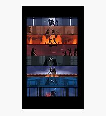 Starr Wars Comic action Photographic Print