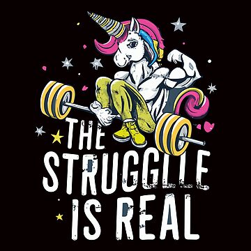 Unicorn Weightlifting . Fitness Gym Deadlift Rainbow Gifts Party Men Women  Essential . Sticker for Sale by lyalldpkonef