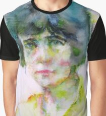 KATHERINE MANSFIELD - watercolor portrait.4 Graphic T-Shirt