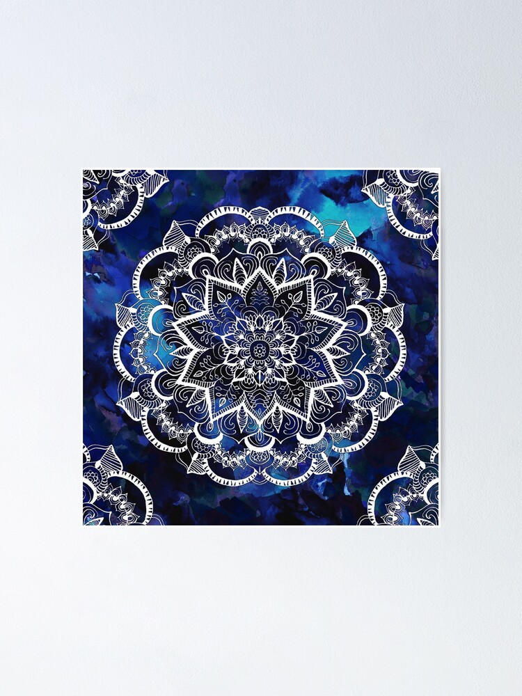 Alternate view of Queen Starring of Mandalas Poster