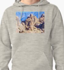 Stacked sideways Pullover Hoodie
