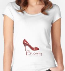 Beauty & Sexuality Shoes Women's Fitted Scoop T-Shirt