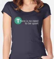 There is no need to be upset Women's Fitted Scoop T-Shirt