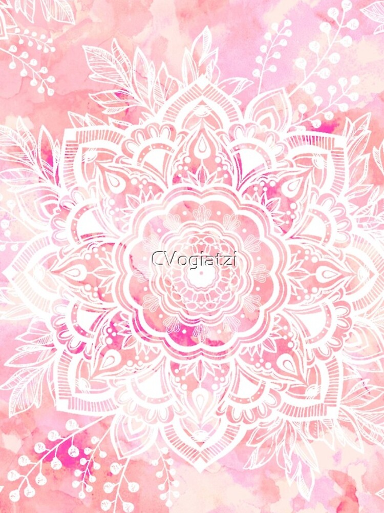 Queen Starring of Mandalas Pink by CVogiatzi