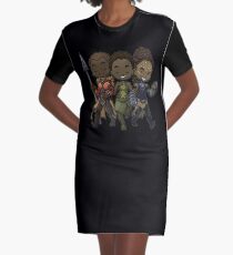 Panther Trio Graphic T-Shirt Dress