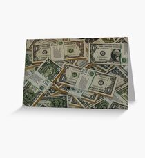 Ca$h Greeting Card