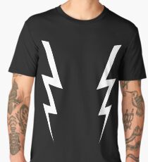 Awesome Double White Boosh Lightning Bolts Men's Premium T-Shirt