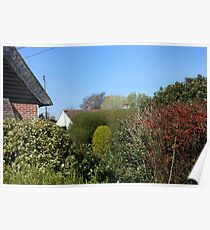 An Essex Garden at Easter Poster