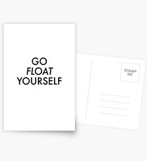 Go float yourself Postcards