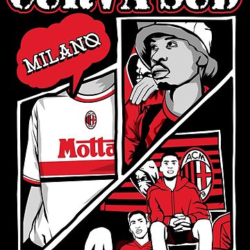 Curva Sud milano Sticker by lounesartdessin