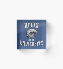 Helix University. Acrylic Block