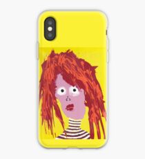 Fille - Martin Boisvert - Faces à flaques iPhone Case
