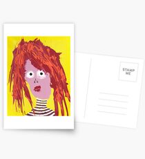Fille - Martin Boisvert - Faces à flaques Cartes postales