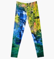 Upper Whitewater Falls North Carolina Leggings