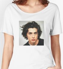 Camiseta ancha para mujer Timothee Chalamet