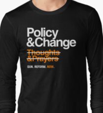 Policy and Change, Gun Reform Now Long Sleeve T-Shirt