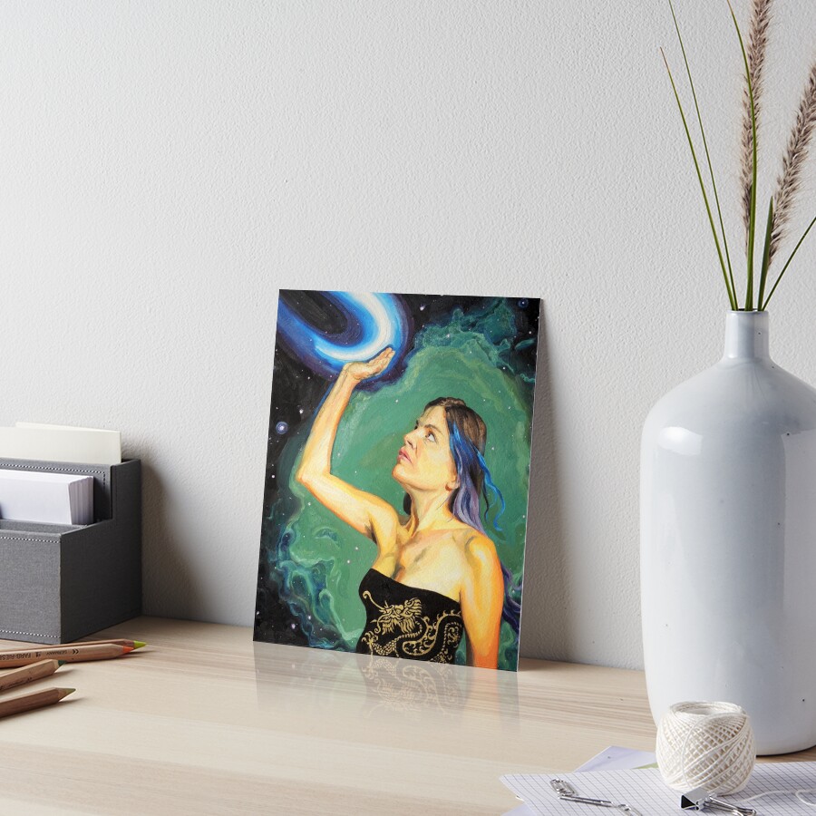 Don't Create Karma (self portrait) Art Board Print