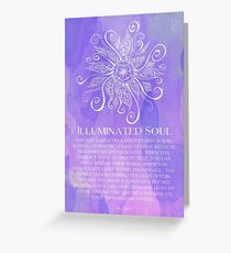 Illuminated Soul Greeting Card