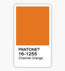 Channel Orange Color Swatch Sticker