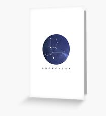 Andromeda Constellation Greeting Card