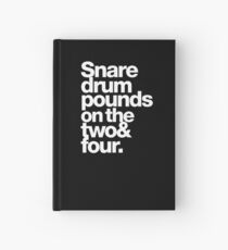 Purple Verse: Snare Drum on 2 & 4 Hardcover Journal
