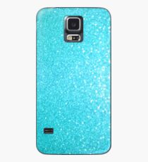 iPhone and Samsung Galaxy Cellphone Cases & Skins Abstract Turquoise Gemstone Glitter Luxe Design Case/Skin for Samsung Galaxy