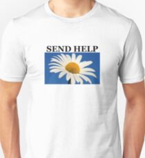 send help flower tshirt Unisex T-Shirt