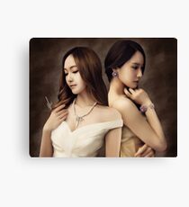 Jessica & Krystal Canvas Print