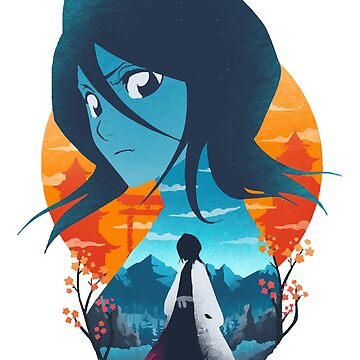 Anime Bleach Rukia Kuchiki HD Wall Poster, 300 GSM Printed Poster