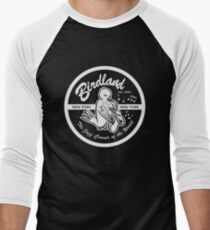 Vintage Ort: Birdland Jazz Club Baseballshirt für Männer