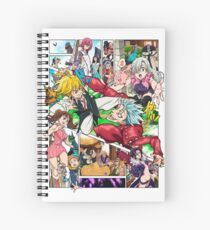 The Seven Deadly Sins Spiral Notebook
