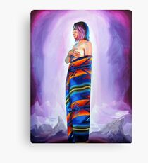 Purple Planets, Connection Canvas Print