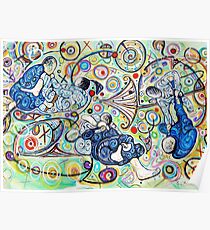Let's Roll - Jiu-Jitsu - Bjj Art - Painting By Kim Dean Poster