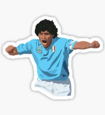 Pegatina Diego Maradona - Capitán Napoli