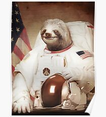 Astronaut Faultier Poster