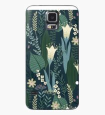 Wonderful Mid-Century Style Evening Lily And Wildflower Pattern Case/Skin for Samsung Galaxy