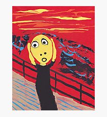 Le Cri - The Scream Photographic Print