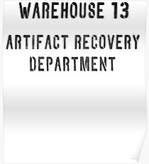 Warehouse Artifact Recovery Department Poster