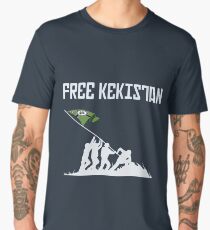 Free Kekistan - Raise the Flag Men's Premium T-Shirt