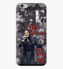 Demi Lovato - Tell Me You Love Me Tour Themed Collage. iPhone Case