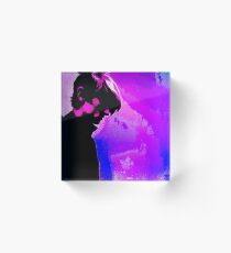 Purple Astronaut Acrylic Block